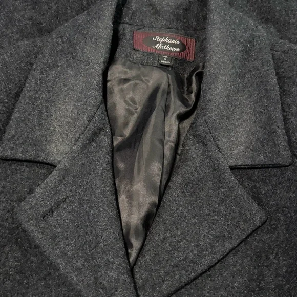 Stephanie Matthew’s Wool Longline Coat - Picture 12 of 12